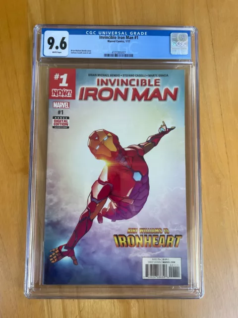 Invincible Iron Man #1 CGC 9.6 1st Riri Williams solo series Ironheart Disney+