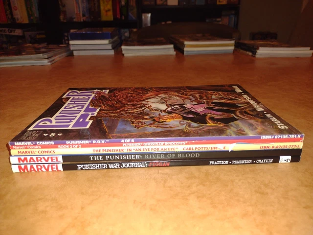 Marvel Punisher Graphic Novel Trade Paperback TPB Lot Bundle Comic Comics