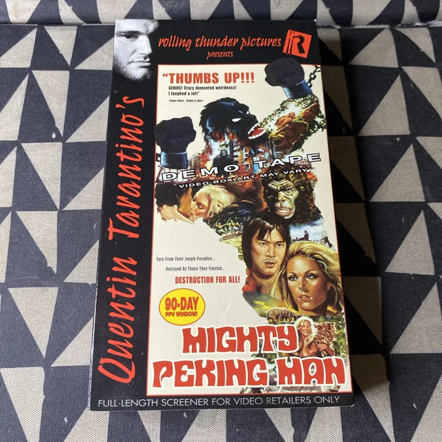 THE MIGHTY PEKING Man VHS 1977 Quentin Tarantino Demo Promo Screener