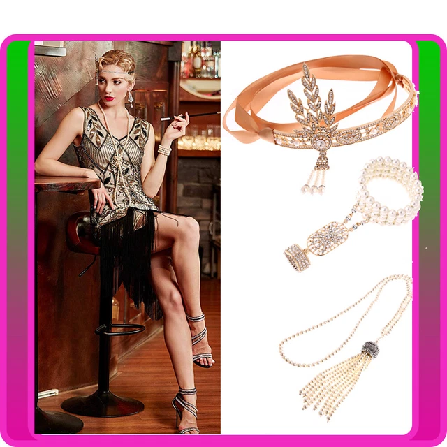 Buy I LOVE FANCY DRESS Ladies Deluxe Flapper Costue 1920's Fringed in
