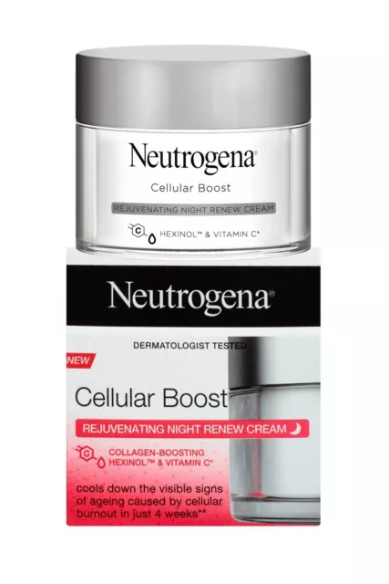 Neutrogena Cellular Boost Rejuvenating Night Renew Cream 50ml Skincare