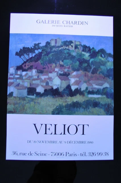 Lithographie Ou œuvre D'art JEAN HUGON - Galerie Gorosane Paris 1980, Dimensions 50x70 Cm