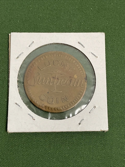 Unique Sunbeam Lucky Coin Bakery Bread Scrip Token