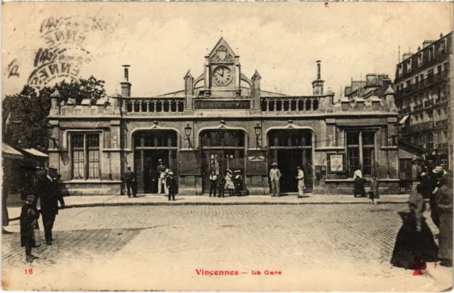 CPA AK Vincennes La Gare FRANCE (1283114)