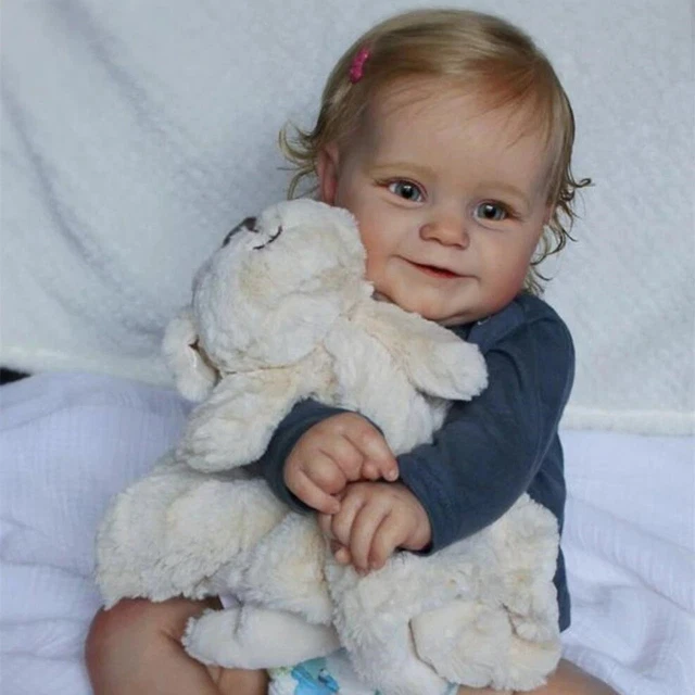 24"Reborn Baby Dolls Newborn Silicone Handmade Real Lifelike Toddler Toys Gifts