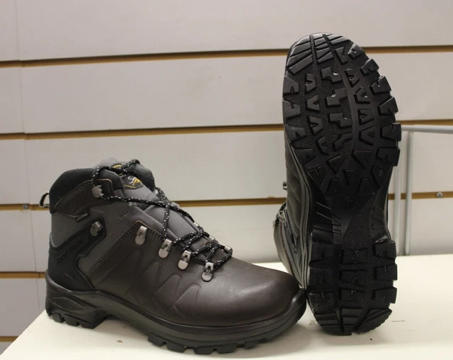 GRISPORT KRATOS HI Waterproof Waxy Brown Leather Walking Trail Boot UK