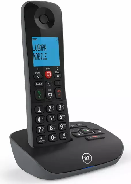 BT Essential Single Digital Cordless Answerphone With Nuisance Call Blocker