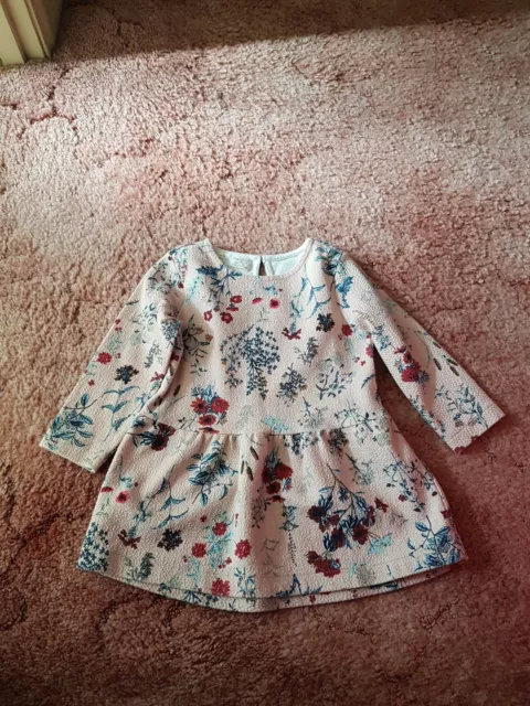 Like new Zara Baby girl Dress size 12-18  months pet smoke free