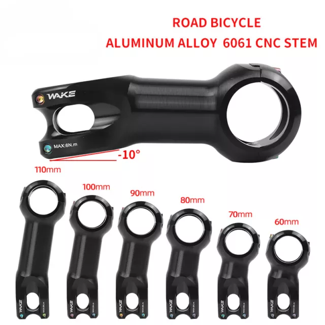 Road Bike Stem 10 Degree 31.8mm 60 70 80 90 100 110mm Bicycle Accessories