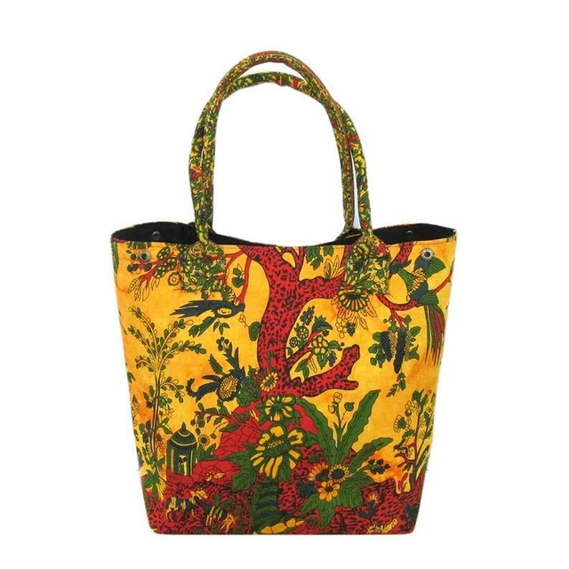 Mandala Handbag Shoulder Shopping Hippie Bags Throw Cotton Women's Satchel Purse
