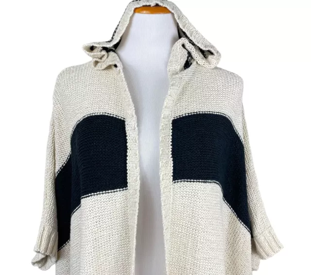 Women’s James Perse Size 0 Small Beach Cardigan Cotton Linen  Open Front Sweater