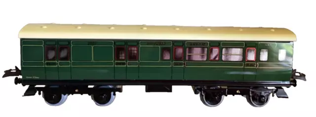 HORNBY O GAUGE REPLICA (Middleton) S.R NO.2 CORRIDOR COACH. 1st/3rd/Brake