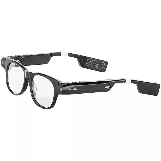 simvalley Mobile Kamerabrille: Smart Glasses SG-101.bt mit Bluetooth und 720p HD 3