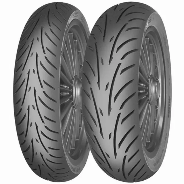 Satz Motorradreifen Mitas Touring Force Sc 100 90 - 10 61 J