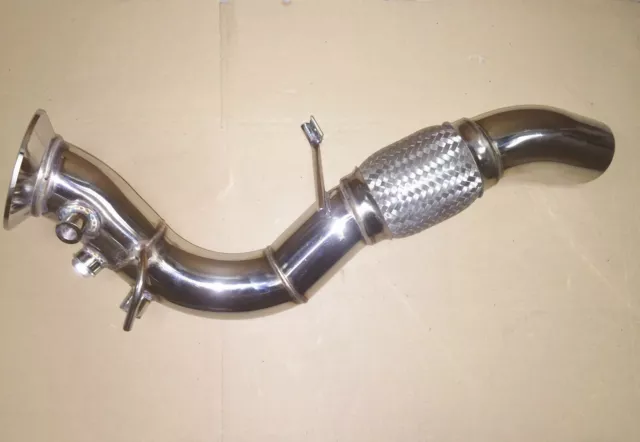 BMW E60 E61 525d 530d DOWNPIPE FILTRE PARTICULE DEFAP INOX DECATA 70mm M57