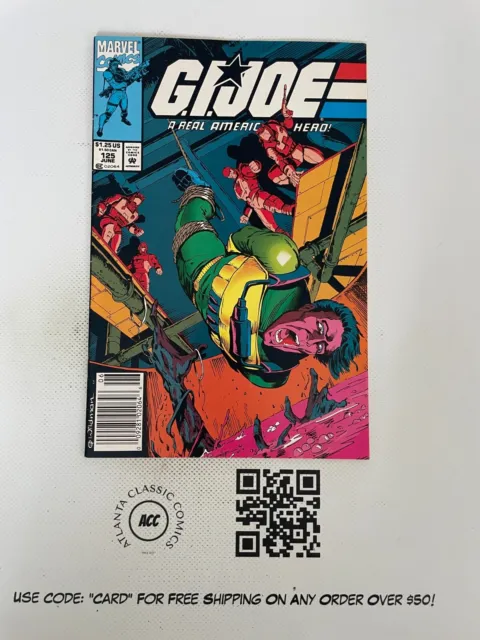 G.I. Joe # 125 NM- Marvel Comic Book Duke Snake Eyes Cobra Duke Shadow 18 SM7