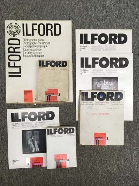 Papel fotográfico de radiocontrol Ilford IIfo velocidad - paquete Mxed