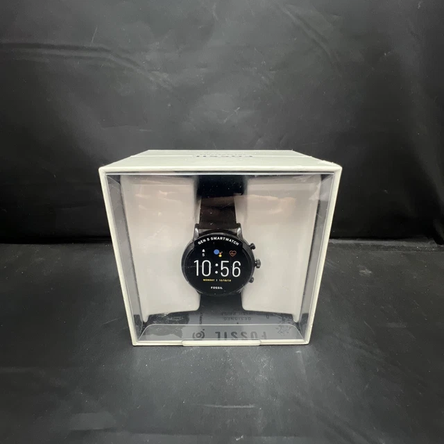 Fossil Gen 5 Carlyle Stainless Steel Touchscreen Smartwatch Leather - FTW4026