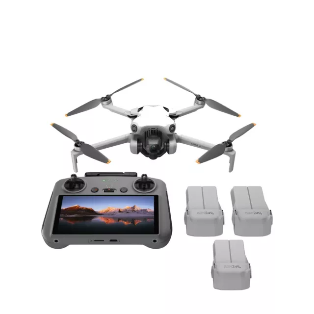 DJI Mini 4 Pro + DJI RC2 Fly More Combo Quadrokopter + Fernsteuerung m. Display