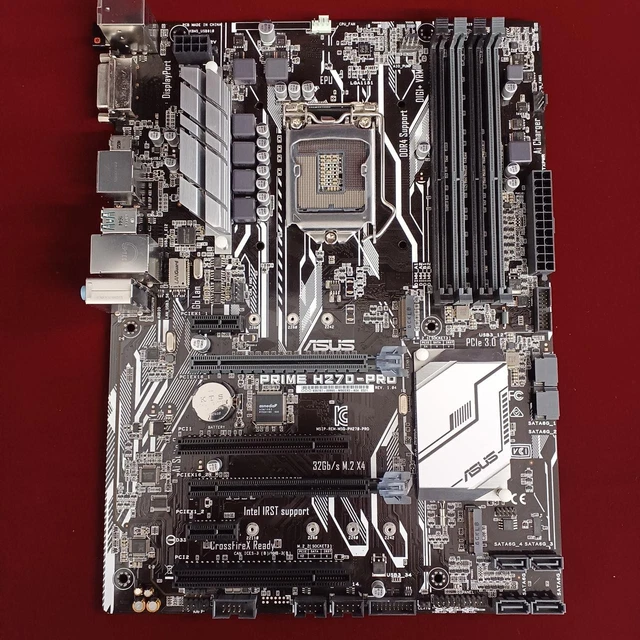 CPU intel core i7 7700 asus prime h270 pro ASUS H270-PRO MOTHERBOARD LGA1151 with Intel i7 7700 CPU