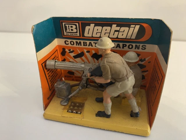 Britains Deetail – WW2 – 8ème Armée Anglaise – Mitrailleuse Vickers & Servants