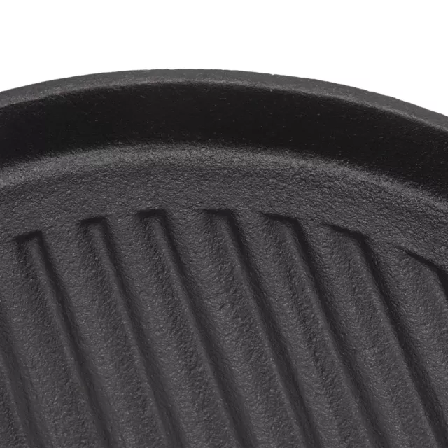 Cast Iron Cooking Grate Heat Resistant Cast Iron Reversible Pan. Even Heat New