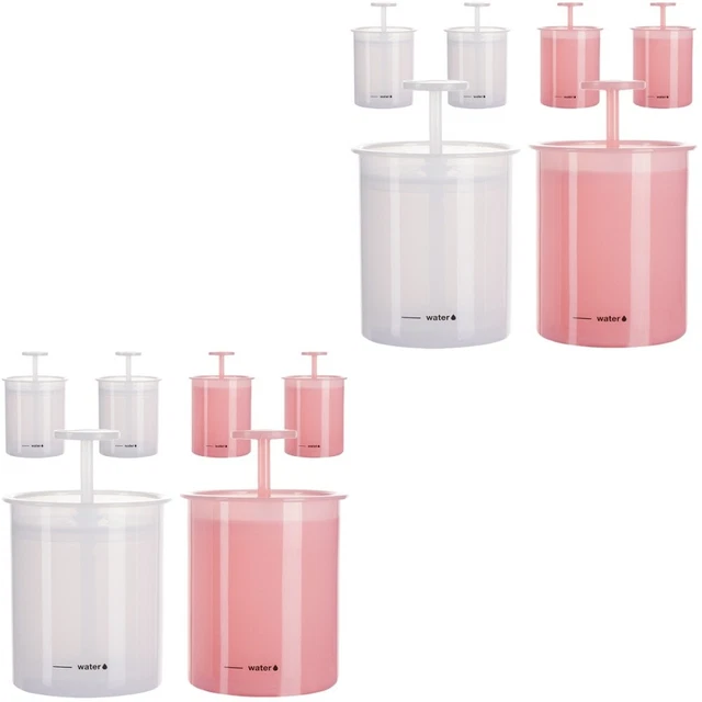12 piezas Fabricante de burbujas ergonómico para el cuidado de la piel Espuma para lavado de cara Espuma para el hogar