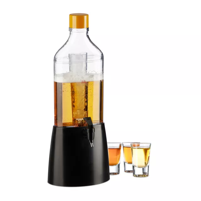 Distributeur boisson Fontaine cocktail Jarre plastique robinet Carafe alcool