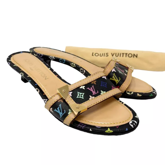 Louis Vuitton LV Sunset Comfort Flat Sandal IVORY. Size 38.5