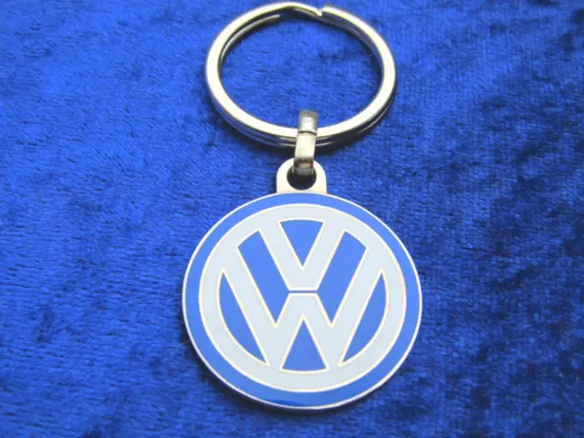 Volkswagen VW Portachiavi Blu 30 MM, Golf Polo Passat tiguan