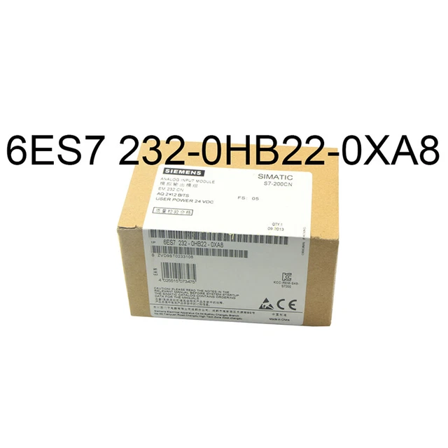 Unopened Siemens 6ES7 232-0HB22-0XA8 6ES7232-0HB22-0XA8 EM232 PLC S7-200
