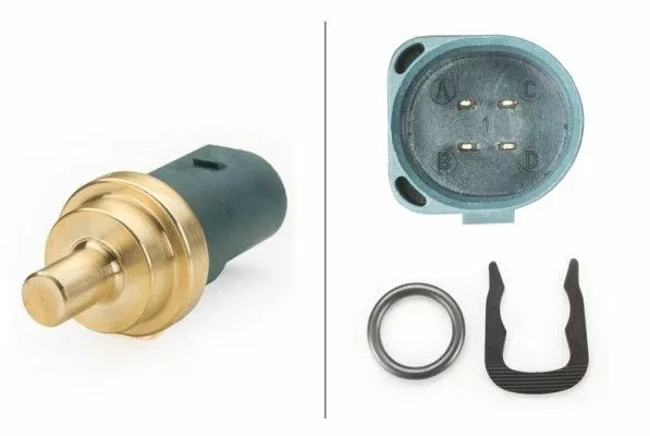 Original HELLA Kühlmittel Temperatur Sensor Temperaturgeber Audi VW Seat