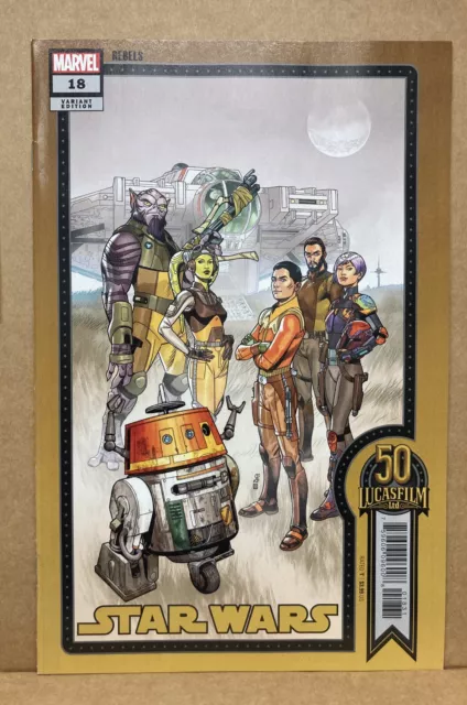 Star Wars 18 (Marvel 2021) Sprouse 50th Variant - Rebels (Ezra, Sabine, Hera)