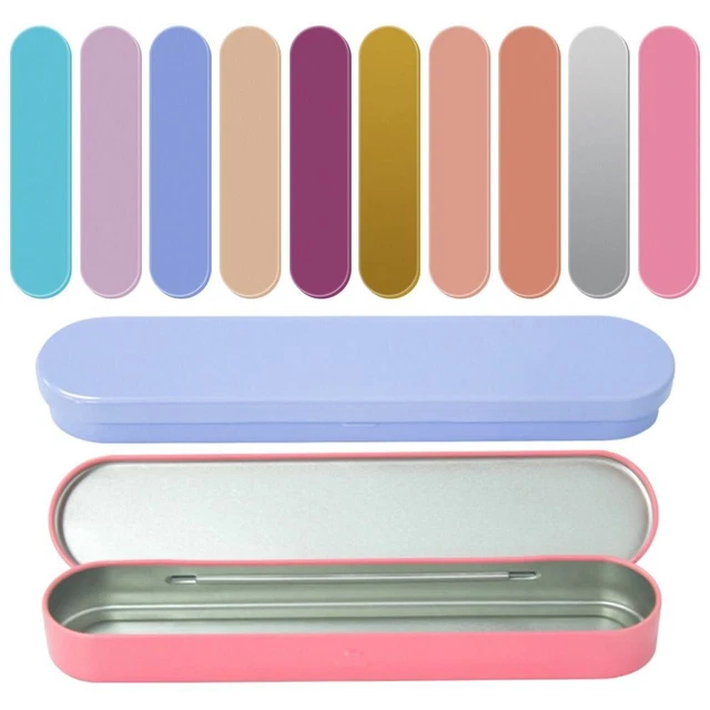 Metal Tin Box Storage Box Tin Box Acne Needle Tweezers Storage Iron Box