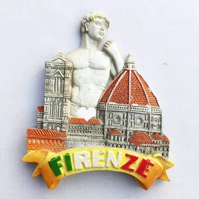 Italien Florenz Reiseandenken Souvenir 3D Kühlschrankmagnete Reise Fridge Magnet