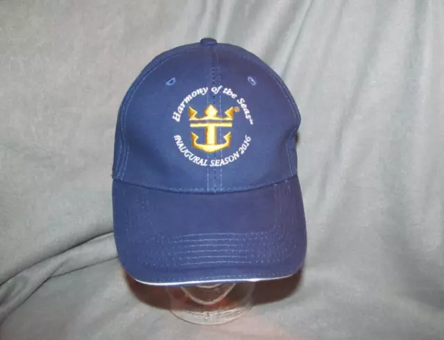 ROYAL CARIBBEAN HARMONY SEAS Inaugural navy ball hat cap sports golf Cruise Line