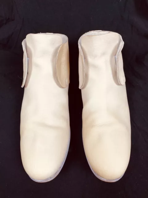 Marsell Genuine Leather Ivory Boots size 38,5 2