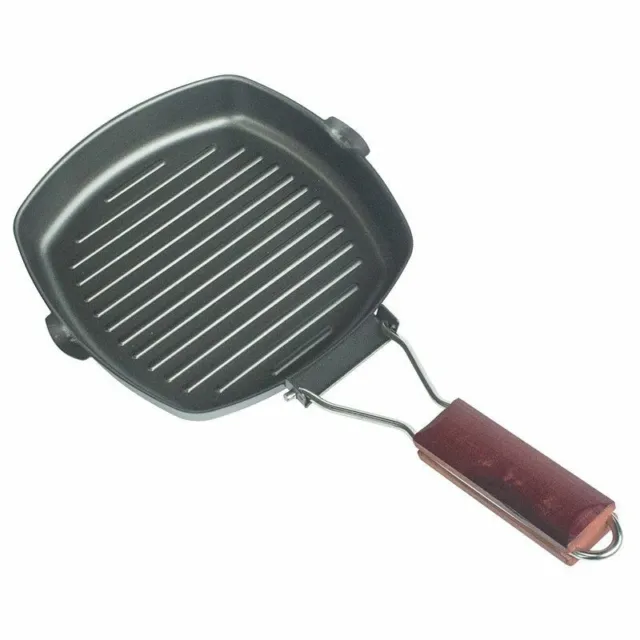 Folding Frying Pan Thick Square Flat Bottom Pot Roasted Steak Barbecue Tools New