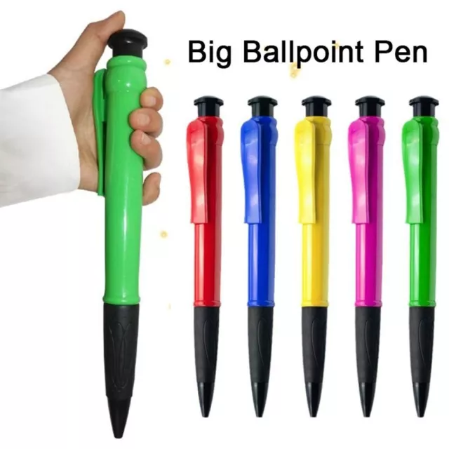 Large Big Ballpoint Pen Plastic Huge Neutral Pen  Stationery