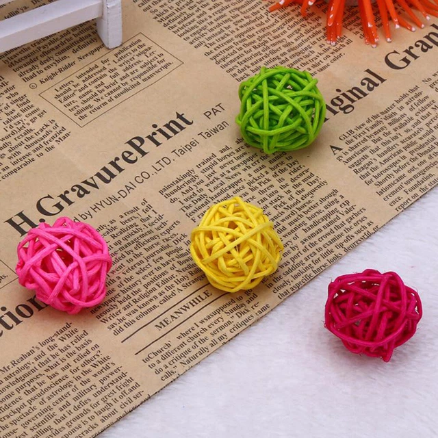 2x Kaninchen Kauen Spielzeug Vogel Kauen Spielzeug Papagei Spielzeug Kauen 4