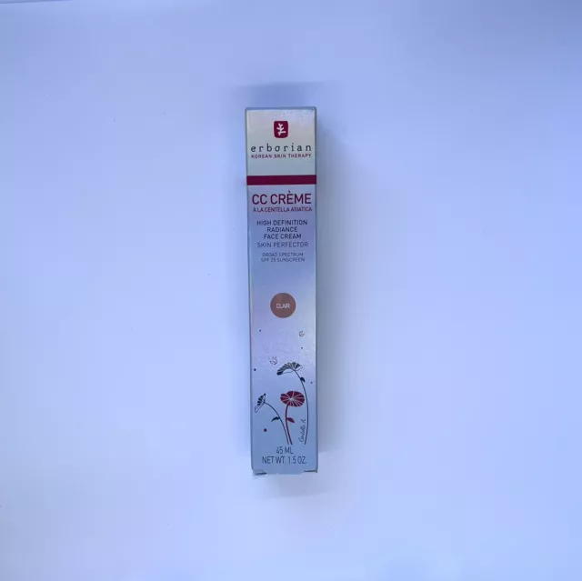 Erborian CC Creme Clair High Definition Radiance Face Cream SPF25, 45ml (1.50oz)