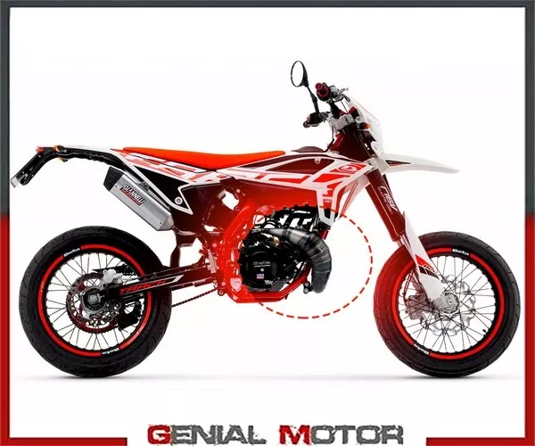 Collettore Giannelli Marmitta Acciaio Inox BETA RR 50 MOTARD TRACK 2021 > 2022