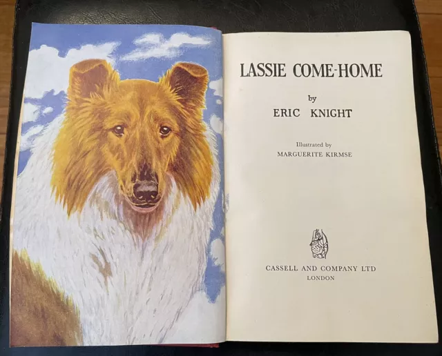 1955 Lassie Come Home Eric Knight Cassell London  HC BOOK