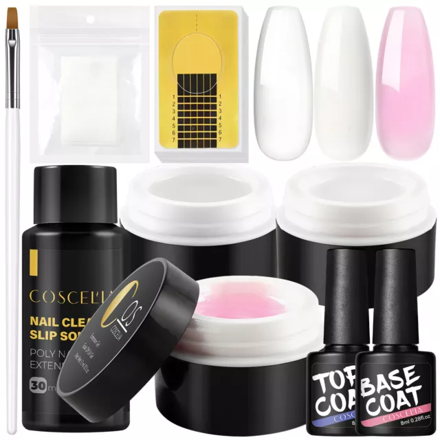 Gel-Nagellack Set Starter Kit Builder Nail Gel Polish Kit für Nagelverlängerung