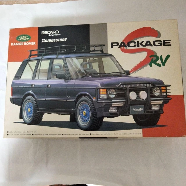 AOSHIMA 1/24 SCALE Range Rover RV-72 Plastic Model Kit Unmontiert Neu ...