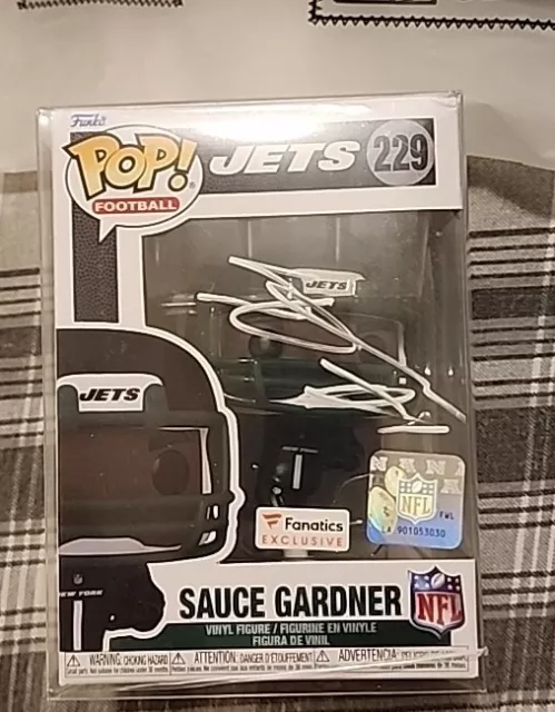 Sauce Gardner Signed Funko Pop Beckett BAS NY Jets Autographed 🔥