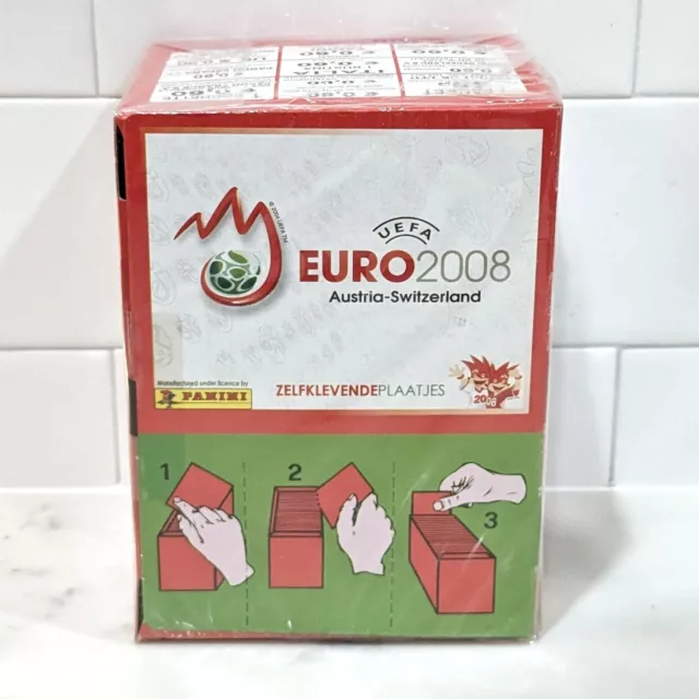 Sealed 2008 Panini UEFA Euro Soccer 100 Packs 500 Stickers - Luka Modric RC 2