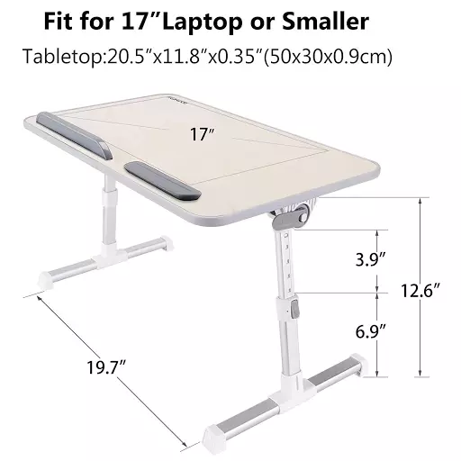 Laptop Stand Table Foldable Desk Computer Study Bed Adjustable Portable Tray AUS 3