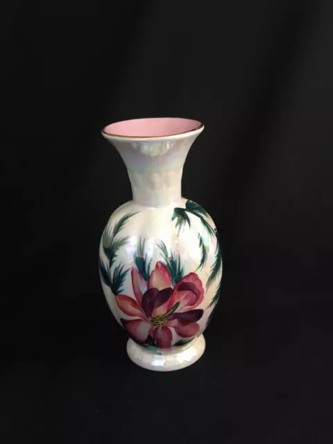 Crown Devon Pottery irredescent Vase