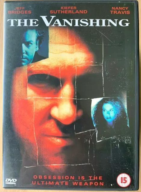 The Vanishing DVD 1993 Thriller Remake w/ Kiefer Sutherland Jeff Bridges